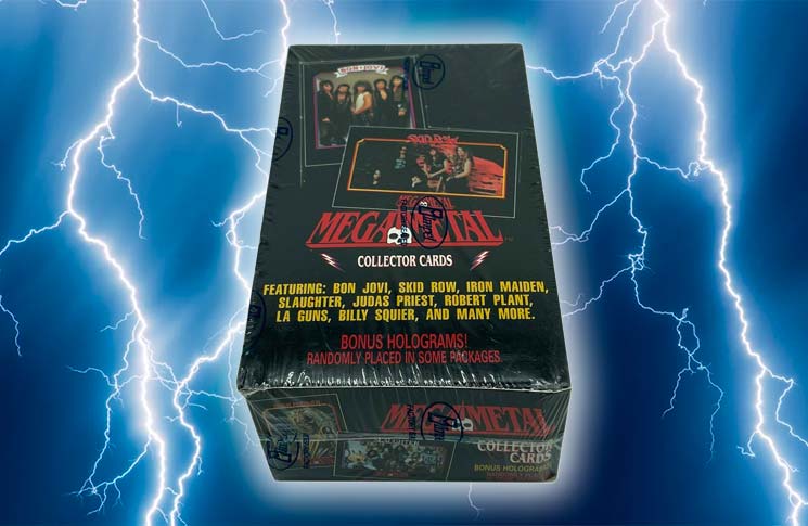 1991 Impel Mega Metal Checklist Trading Cards Details Box Info