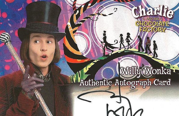 Charlie and the Chocolate Factory Autographs Gallery, Trading Cards Info