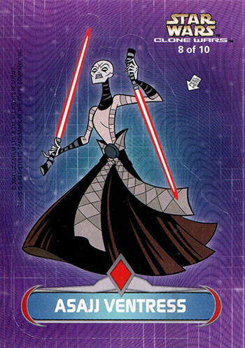 star wars clone wars trading cards box of 24