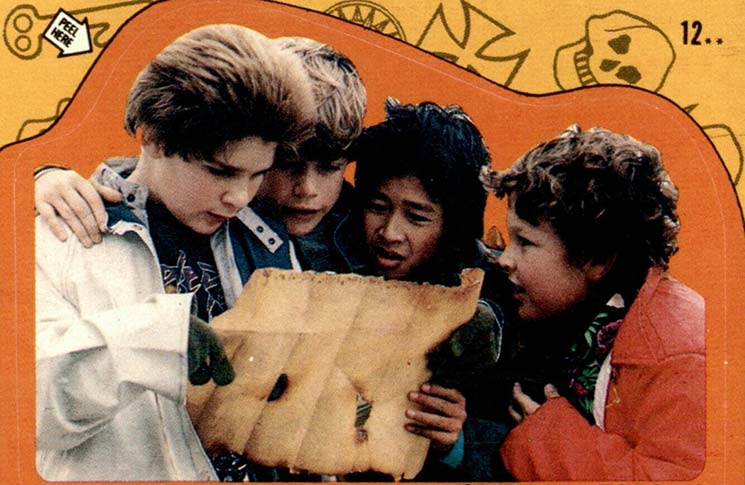 1985 Topps Goonies Checklist, Trading Cards Details, Box Info