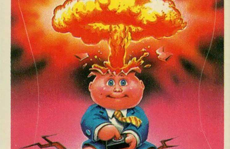 Adam 2024 Bomb 8a & 8b Garbage Pail Kids Seri