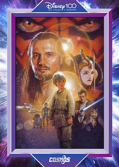 2023 Kakawow Cosmos Disney 100 All-Star Poster Cards Star Wars: The Phantom Menace